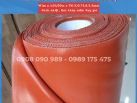 Vải thuỷ tinh phủ Silicone hai mặt, cách nhiệt, chống cháy
