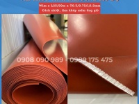 Vải thuỷ tinh phủ Silicone hai mặt, cách nhiệt, chống cháy