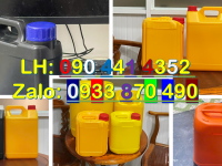 Vỏ can nhựa 2 lít, can nhựa 1 lít giá rẻ, can đựng chất lỏng 500ml trắng 