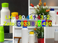Chai thủy tinh 500ml mật độ tinh khiết cao, chai thủy tinh 1 lít đựng thực phẩm chịu nhiệt 