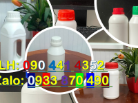 Chai thủy tinh 500ml mật độ tinh khiết cao, chai thủy tinh 1 lít đựng thực phẩm chịu nhiệt 