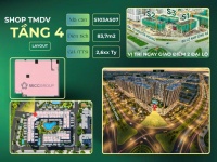 Shop khối đế vị trí vip nhất tầng 4 Sentosa Vinhomes Star city Thanh Hóa