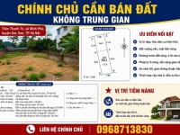 CHÍNH CHỦ CẦN BÁN ĐẤT ĐẸP THANH TRÍ – MINH PHÚ – SÓC SƠN, HÀ NỘI NHỈNH 6 TỶ