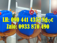 Can 10 lít đựng hóa chất nhựa cao cấp, can nhựa 20 lít dày, can nhựa 25 lít vuông dày 