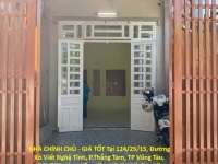 NHÀ CHÍNH CHỦ - GIÁ TỐT Tại 124/25/15, Đường Xô Viết Nghệ Tĩnh, P.Thắng Tam, TP Vũng Tàu, Bà Rịa