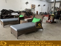 Mẫu ghế nằm hồ bơi thư giãn với kiểu thiết kế sang trọng