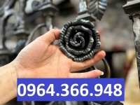 Hoa hồng rèn tay cho các sản phẩm sắt mỹ thuật cao cấp