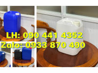Can nhựa vuông 25 lít đựng nguyên liệu hóa chất, can nhựa HDPE dày 20 lít vuông nắp thoát khí 