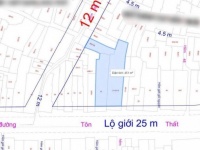 BÁN ĐẤT SIÊU KHƯNG 459M2 NGANG 13M*26M - MẶT TIỀN KD Đ.TÔN THẤT THUYẾT, QUẬN 4 - CẤP PHÉP XD