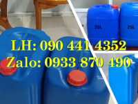 Bán can nhựa 30 lít đựng hóa chất, can nhựa 22 lít đựng HCl, can nhựa 20 lít đựng cồn 