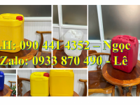 Vỏ thùng nhựa 22 lít đựng hóa chất ngành môi trường, may mặc, y tế, thực phẩm 