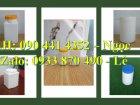 Hủ nhựa 1 ký đựng thạch cao, hủ nhựa 500g đựng cát, hủ nhựa 250g đựng hạt