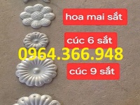 Bông cúc tôn dập cho cổng sắt mỹ thuật