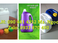 Can nhựa 1 lít tròn, can 2 lít đựng mực bút lông, can nhựa 5 lít đựng mực in vải 