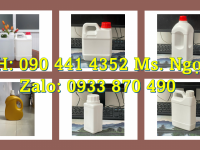 Can nhựa 1 lít tròn, can 2 lít đựng mực bút lông, can nhựa 5 lít đựng mực in vải 