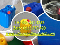 Can nhựa 25 lít vuông chống trượt, can nhựa 30 lít đựng chất phụ gia