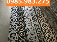 Diềm hoa CNC trang trí mái kính và mái hiên
