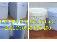 Sản xuất thùng sơn 12 lít giá rẻ, xô nhựa 16 lít đựng dầu nhớt, thùng đựng sơn 18 lít vuông Q12