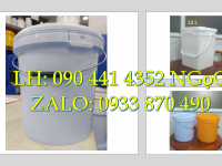 Sản xuất thùng sơn 12 lít giá rẻ, xô nhựa 16 lít đựng dầu nhớt, thùng đựng sơn 18 lít vuông Q12