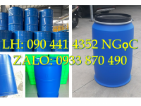 Thùng phuy nhựa 220 lít đựng chất rắn, thùng phuy nhựa 120 lít Thái Lan, thùng phuy nhựa 100 lít hàn