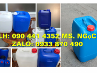 Can nhựa 22 lít đựng nông dược, thùng nhựa 25 lít vuông, can nhựa 30 lít xanh đựng hóa chất 
