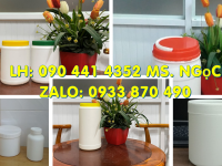 Hủ nhựa 500gr nắp vặn, hủ nhựa 1 ký đựng bơ thực vật, hủ nhựa 2 ký đựng kim chi 