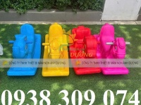 Bập bênh nhựa trẻ em mầm non, bập bênh đôi nhựa mầm non mẫu giáo