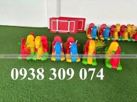 Bập bênh nhựa trẻ em mầm non, bập bênh đôi nhựa mầm non mẫu giáo