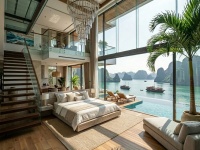 Tầm view độc bản: Trực diện vịnh Hạ Long và hồ nhạc nước – không gian thưởng lãm pháo hoa và cảnh