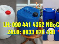 Can nhựa 22 lít đựng chất tạo bọt khí, can nhựa 24 lít đựng chất tẩy trắng dạng loãng 