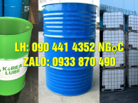 Vỏ thùng phuy sắt đựng hóa chất nắp kín, thùng phi sắt 220 lít đựng chất lỏng hóa học 