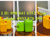 Vỏ can nhựa 1 lít tròn nắp nhấn, can nhựa vuông 2 lít đựng hóa chất, can nhựa vòi nhấn 5 lít châm nư