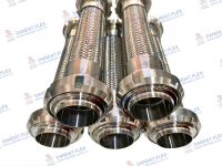 Khớp nối mềm nối ren 304, khớp nối mềm bằng inox, khớp nối mềm rắc co ron/côn
