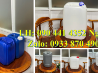 Can nhựa 25 lít vàng đựng nguyên liệu dược phẩm, thùng nhựa 30 lít đựng chế phẩm
