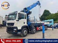 XE TẢI HOWO 4 CHÂN GẮN CẨU 20 TẤN CABIN TX350, CHUYÊN CHỞ & BỐC XẾP HÀNG HÓA