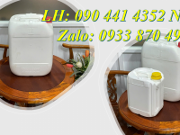 Thùng nhựa 24 lít đựng kiềm, can nhựa 22 lít đựng thuốc diệt côn trùng, can nhựa 20 lít đựng rượu 