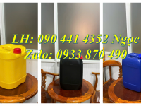 Thùng nhựa 24 lít đựng kiềm, can nhựa 22 lít đựng thuốc diệt côn trùng, can nhựa 20 lít đựng rượu 