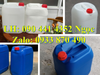 Can nhựa 24 lít đựng chất bôi trơn, thùng nhựa 25 lít vuông, can nhựa 30 lít vuông xanh giá rẻ 