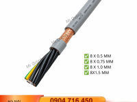 Cáp điều khiển 0.5, 0.75, 1.0, 1.5, 8 lõi chống nhiễu Altek Kabel
