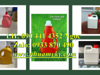 Can nhựa 0.5 lít đựng dầu oliu, can nhựa 1 lít vuông, can nhựa 2 lít đựng phân bón dạng loãng 