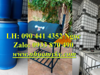 Thùng phuy sắt 220 lít Đài Loan, thùng phuy sắt cao cấp 220 lít mới, thùng phuy sắt chống gỉ 220 lít