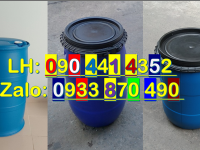 Thùng phuy sắt 220 lít Đài Loan, thùng phuy sắt cao cấp 220 lít mới, thùng phuy sắt chống gỉ 220 lít