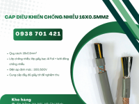 Cáp điều khiển chống nhiễu 16x0.5mm² – Truyền tín hiệu ổn định Bình Dương, Đồng Nai