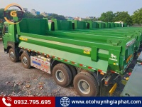 XE TẢI BEN HOWO V7G 380HP 2 CẤU HÌNH 3 CHÂN & 4 CHÂN | THÙNG VUÔNG & THÙNG U