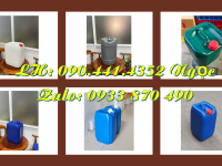 Vỏ can nhựa 24 lít vuông, can nhựa 25 lít tròn đựng hóa chất, can nhựa vuông 30 lít đựng axit 