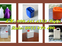 Can nhựa 5 lít đựng nông dược, can nhựa vuông 2 lít, can tròn 1 lít đựng dung dịch y tế