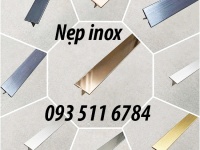 Nẹp nhôm góc âm nẹp inox góc vuông trang trí