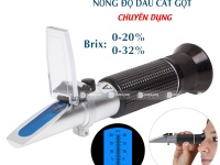 ✅ Khúc xạ kế đo nồng độ dầu cắt gọt chuyên dụng ATC 0-20% Brix, Ship COD toàn quốc