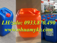 Bán can nhựa 25 lít đựng nước muối, can nhựa 22 lít đựng hóa chất thí nghiệm