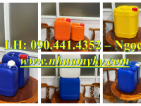 Can nhựa đựng dầu 20 lít, can nhựa 22 lít đựng mật ong, thùng nhựa 24 lít vuông đựng hóa chất 